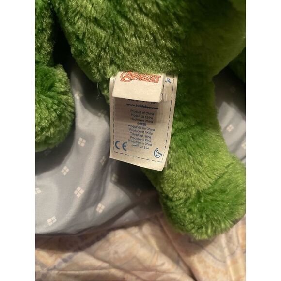 Build A Bear Green Marvel Avengers Incredible Hulk Plush Stuffed Animal 17” - Picture 16 of 16